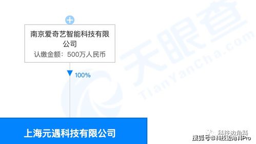 爱奇艺成立上海元遇科技公司,经营范围含云计算设备制造